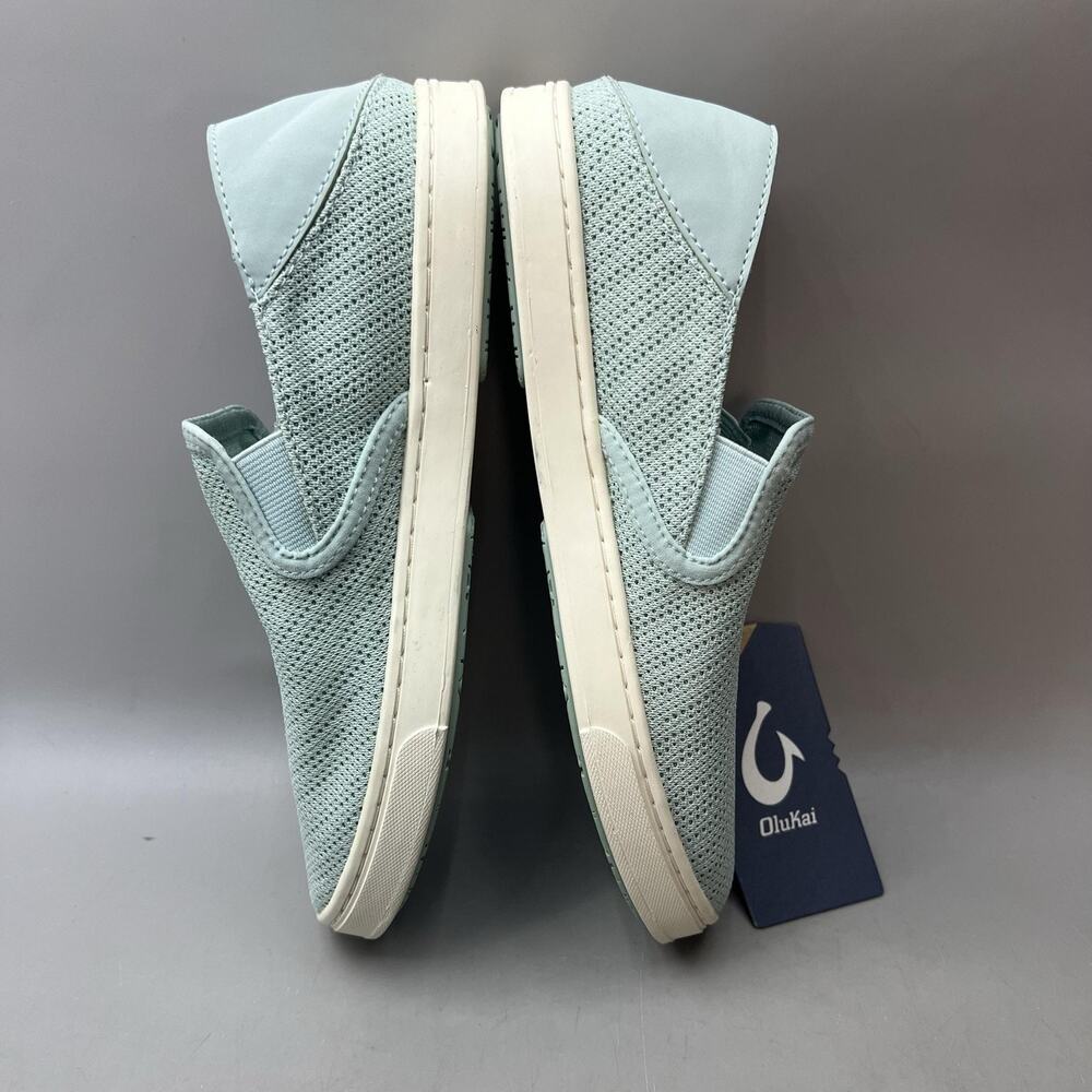 OluKai Pehuea Slip On Shoes Women Size 7 Green Blue Casual Comfort Sneakers NEW - Picture 6 of 8